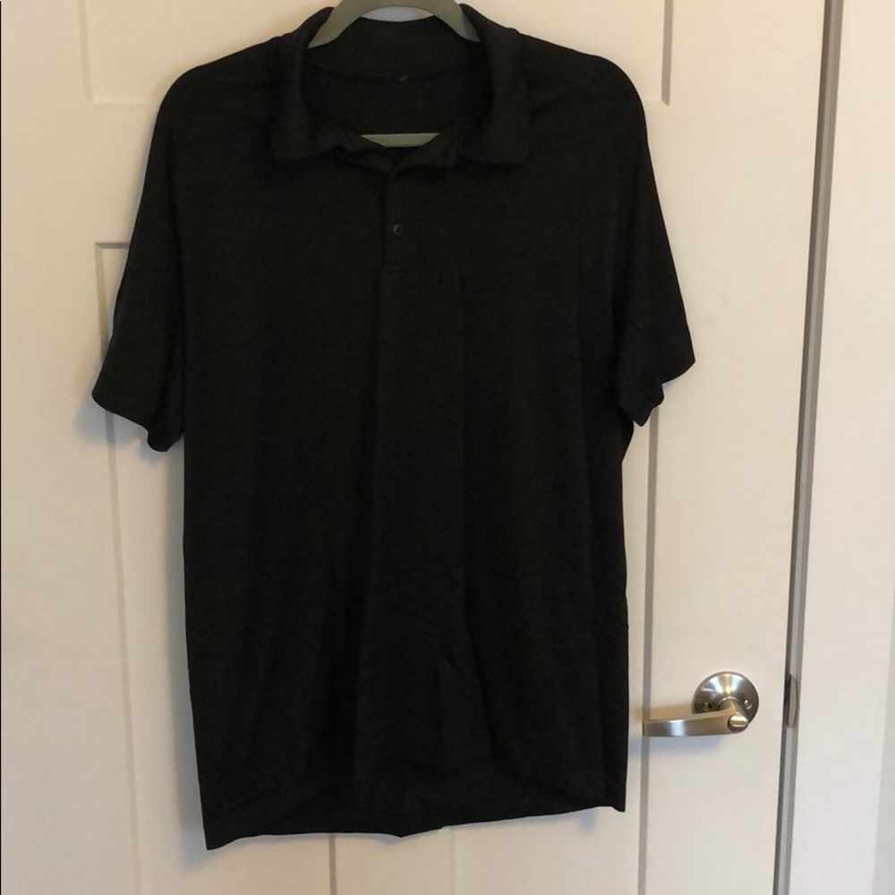 Lululemon Black Polo